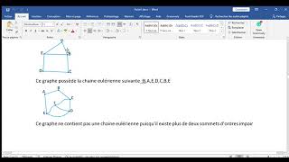 Un graphe eulérien  Théories des Graphes Derja [upl. by Luci]