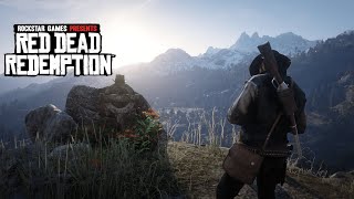 John Marston Visits Arthur Morgan’s Grave Secret Ending Cutscene Red Dead Redemption 2 [upl. by Aroled225]