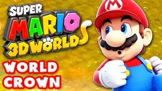 Super Mario 3D World  World Crown 100 Nintendo Wii U Gameplay Walkthrough [upl. by Jessamine]