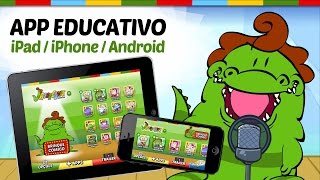 Aplicativo Infantil Educativo do JACARELVIS iPad iPhone Android [upl. by Edac]