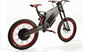 Stealth Bomber Electric Bike and Adaptto  120kmh [upl. by Lubet745]