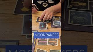 Moonrakers  Fun deckbuilding game boardgame strategygames deckbuildinggames games tabletop [upl. by Dlanigger]