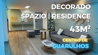 DECORADO APARTAMENTO 43M² EM GUARULHOS SPAZIO  RESIDENCE [upl. by Akinehc]