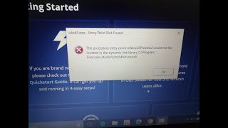 Error Fixed obs64exe – Entry Point Not Found  The procedure entry point IsWow64Process2 [upl. by Bergh]