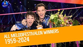 🇸🇪 Melodifestivalen 2024 All Winners  Alla Vinnare 19592024 [upl. by Llenahs67]