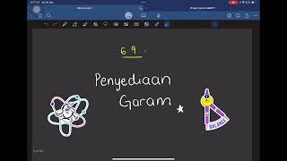 KSSM Kimia Tingkatan 4 Bab 6 Garam 69 Penyediaan Garam [upl. by Redienhcs235]