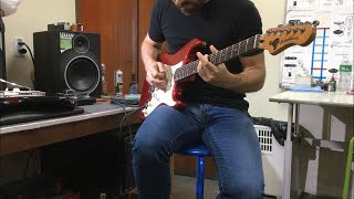 Test Guitar Strato Washburn Lyon [upl. by Loyce419]