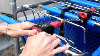 Shopping cart lock instructions [upl. by Lovel]