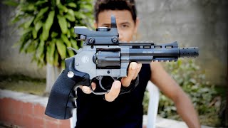 UM REVÓLVER DE AIRSOFT SUPER REALISTA ALÉM DE PROIBIDO [upl. by Amliw605]