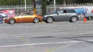 350Z vs Mini cooper Turbo [upl. by Dobbins]