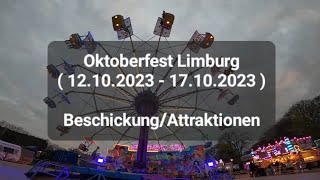 Oktoberfest Limburg  12102023  17102023   Beschickung  Attraktionen [upl. by Files]