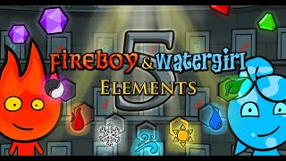 Fireboy amp Watergirl 5 Elements  Forest Temple Level Walkthrough [upl. by Tifanie]