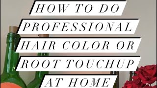 How to do Professional HairColor At Home 💁‍♀️ L’Oréal INOA hair color 💇‍♀️ [upl. by Gabriellia132]