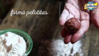 Receta Ravioles con Albondigas fácil – La Salteña [upl. by Anglim]