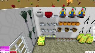 Building a Garden Shop in Roblox Bloxburg [upl. by Carmelina]