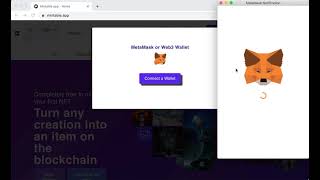 How to connect a wallet to Mintable app NFT marketplace [upl. by Niwrad224]