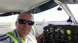 Lydd to Biggin Hill in a PA28 [upl. by Euell]