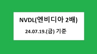 NVDL 엔비디아 레버리지 2배 GraniteShares 2x Long NVDA Daily ETF NVDL 20240720 촬영 [upl. by Ilojna153]