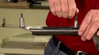 How to Pillar Bed a Rifle Stock Presented by Larry Potterfield  MidwayUSA Gunsmithing [upl. by Tomkiel]