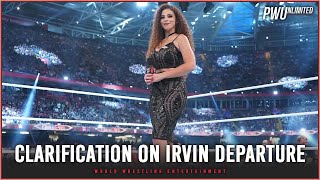 Clarification On Samantha Irvins WWE Departure amp Future [upl. by Nnylacissej]