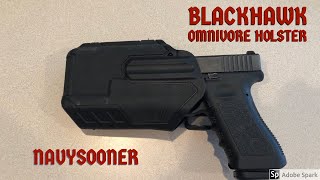 Blackhawk Omnivore Holster Navysooner Review [upl. by Hannazus3]