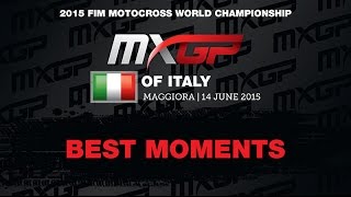 MXGP of Italy Best Moments 2015  motocross [upl. by Eusassilem]