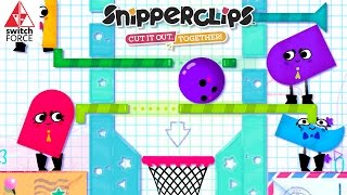 SnipperClips Gameplay  Party Mode Challenges 2 Nintendo Switch Gameplay [upl. by Nerraf]