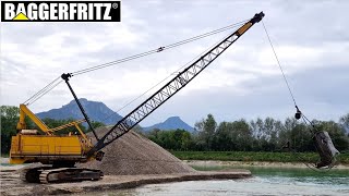 Weserhütte W320 dragline is digging gravel in Germany [upl. by Robinia]