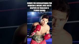 🔥JULIO CÉSAR CHÁVEZ PERDIÓ SU INVICTO DESDE SU PELEA NÚMERO 12 shorts boxeo [upl. by Melony34]