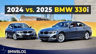 2024 BMW 330i vs 2025 BMW 330i  What Has Changed [upl. by Hgielar]