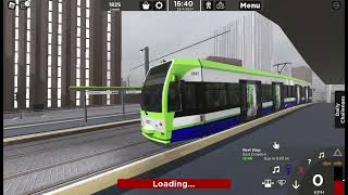 Croydon The London Transport Game Tram From Mitcham junction To Lloyd Park [upl. by Drucy]