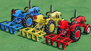 Work with Colors  CULTIVATING WORK on ABANDONED FIELD with URSUS Tractors  Farming Simulator 22 [upl. by Abrahams]