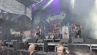 Aborted  Infinite Terror live 9082024  Brutal Assault [upl. by Schaper]