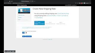 How to Create a Zip CodePostal Code Restricted Shipping Rate With Better Shipping App for Shopify [upl. by Shimberg]