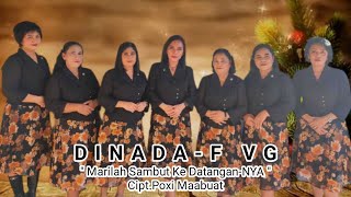 Lagu Natal  DINADAF VG  MARILAH SAMBUT KEDATANGANNYA  Official audiovideo  SRI Record [upl. by Ycam]