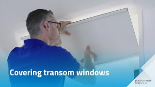 How to replace transom windows with HPL  Plasticsheetsshopcouk [upl. by Eissehc118]