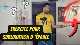 Traitement Kiné de la Subluxation de lÉpaule  Causes Rééducation et Exercices [upl. by Nahc396]