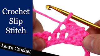 How to Crochet a Slip Stitch  Beginner Course Lesson 12 [upl. by Frieda]