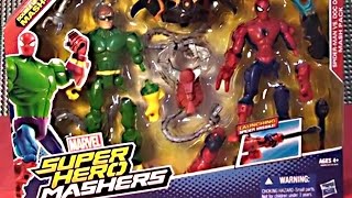 Spiderman vs Doc Ock Mash Pack Unboxing Superhero Mashers Doctor Octopus [upl. by Hsirt]