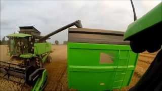 MoissonHarvest 2014  DeutzFahr 6060HTS [upl. by Etom]