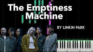 The Emptiness Machine by Linkin Park piano cover  sheet music amp lyrics [upl. by Apps]