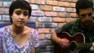 The World Spins Madly On  The Weepies Cover by Chris Shelley amp Hannah Lerch [upl. by Rianon]