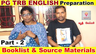 PG TRB ENGLISH  COMPLETE BOOKLIST amp SOURCE MATERIALS  Guidance for Self Preparation pgtrbenglish [upl. by Lawan]