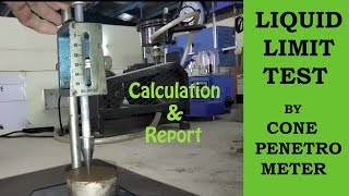 Liquid Limit Test Calculation Determination of Liquid limit plastic limitAtterberg limit test [upl. by Elladine]