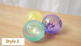 Stress relief venting Colorchanging ball Pinch happy toy Fun creative relief ball [upl. by Fair277]