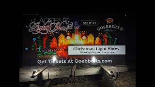 Larsens Christmas Light Show Goebberts Farm Pingree Grove Illinois [upl. by Winnah]