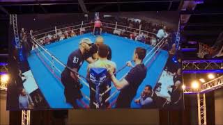 English Boxing José Pépé Gomez vs Nahuel Alberto Galesi Fight IBF International Toulon Live TV 2019 [upl. by Eniluj395]