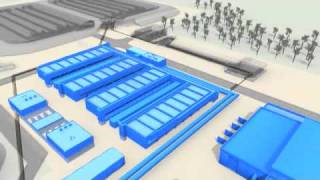 3D animation of tertiary sewage treatment process at the Eastern Treatment Plant [upl. by Haisoj450]