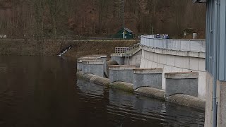 Odertalsperre In Bad Lauterberg im Harz Hochwasser 2023 [upl. by Ashelman]