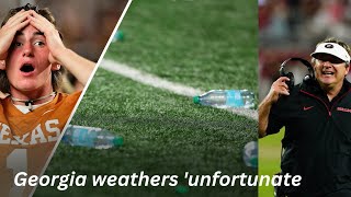 Georgia weathers unfortunate overturned call to beat No 1 Texas [upl. by Leona]